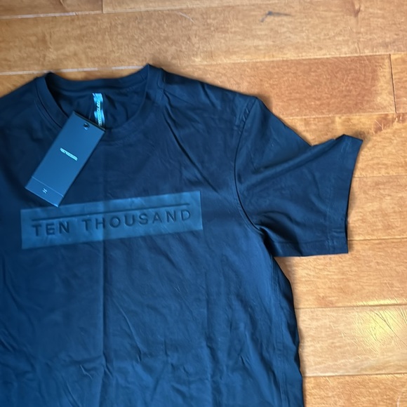 NWT Ten Thousand Black Essential Shirt Logo Tee Size Small, Medium & Large - Picture 3 of 7